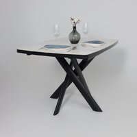 Мамадома Leonel-130 раздвижной 130-165х85 (calakatta st cer/черный) Image #5