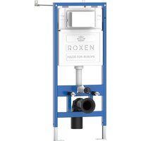 Инсталляция для унитаза Roxen StounFix Dual Fresh 710200 с удлиненными креплениями в комплекте и встр. контейнером для гигиенических таблеток (аромадозатор) - Превью изображения №2 — Интернет-Магазин TECNO.BY