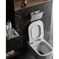 Инсталляция для унитаза Roxen StounFix Dual Fresh 710200 с удлиненными креплениями в комплекте и встр. контейнером для гигиенических таблеток (аромадозатор) - Превью изображения №7 — Интернет-Магазин TECNO.BY