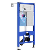 Инсталляция для унитаза Roxen StounFix Dual Fresh 710200 с удлиненными креплениями в комплекте и встр. контейнером для гигиенических таблеток (аромадозатор) - Превью изображения №3 — Интернет-Магазин TECNO.BY
