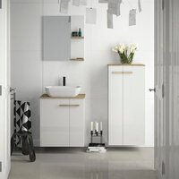 Lauter Шкаф-полупенал Навесной Adri (белый глянец) Image #2