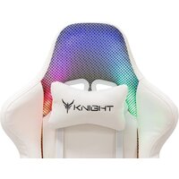 Игровое (геймерское) кресло Knight Wolf RGB (белый) - Превью изображения №11 — Интернет-Магазин TECNO.BY