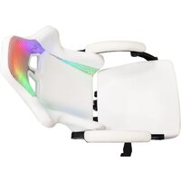 Игровое (геймерское) кресло Knight Wolf RGB (белый) - Превью изображения №7 — Интернет-Магазин TECNO.BY