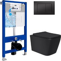 Lauter Magdeburg 21103EC + 21901002 (кнопка прямоугольная, черный)