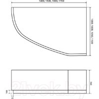 Lauter Valencia 170x110 2102170R (с ножками) Image #13