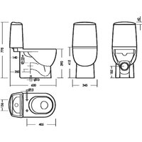 Sanita Luxe Best Comfort WC.CC/Best/2-DM/WHT.G/S1 Image #6