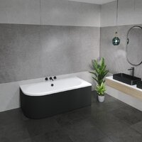 Lauter Bliss 170 P 21201072P (с ножками, лицевым экраном черного цвета и сифоном 21Y32001 матовый черный) Image #17