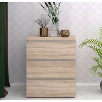 Кортекс-мебель Бари 60 3ш (дуб сонома/дуб сонома/белый) Image #3