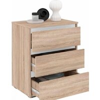 Кортекс-мебель Бари 60 3ш (дуб сонома/дуб сонома/белый) Image #2