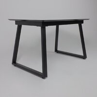 Lepremo AV 1208 HPL+МДФ раздвижной 1200-1600x800 (мрамор белый/черный) Image #3