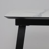 Lepremo AV 1208 HPL+МДФ раздвижной 1200-1600x800 (мрамор белый/черный) Image #10