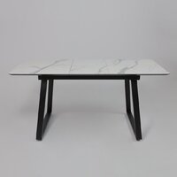 Lepremo AV 1208 HPL+МДФ раздвижной 1200-1600x800 (мрамор белый/черный) Image #7