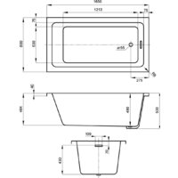 Wellsee FreeDom 2.0 165x80 233002000 (встраиваемая ванна белый глянец) Image #8