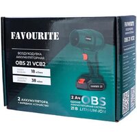 Садовая воздуходувка Favourite OBS 21 VCB2 (с 2-мя АКБ) - Превью изображения №7 — Интернет-Магазин TECNO.BY