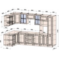 Интерлиния Мила Шато 1.68x3.2 ВТ левая (белый/мята/бискайская сосна) Image #5