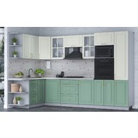 Интерлиния Мила Шато 1.68x3.2 ВТ левая (белый/мята/бискайская сосна) Image #4