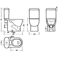 Унитаз напольный Sanita Luxe Art Comfort WC.CC/Art/2-DM/WHT.G/S1 - Превью изображения №6 — Интернет-Магазин TECNO.BY