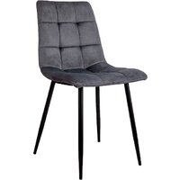 AksHome Dallas (серый велюр 14/черный)