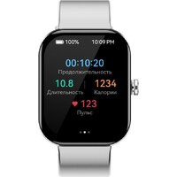 Умные часы Elari Watch SE (серебристый) - Превью изображения №7 — Интернет-Магазин TECNO.BY