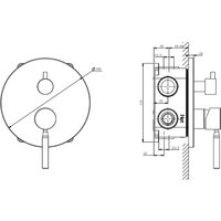 Душевая система  Lauter Inset 21CK088C-511-2MB + 21S20086 + 32100MB - Превью изображения №14 — Интернет-Магазин TECNO.BY