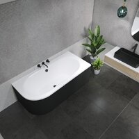 Lauter Bliss 170 P 21201072P (с ножками, лицевым экраном черного цвета и сифоном 21Y31001 матовый черный) Image #16