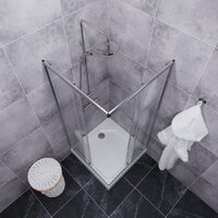 Triton Вента 100x100 (хром, с поддоном) Image #8