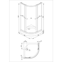 Triton Альфа-Хром 90х90 (с поддоном) Image #9