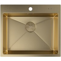 Кухонная мойка ZorG Zerox 59 IF PVD Gold - Превью изображения №3 — Интернет-Магазин TECNO.BY