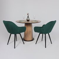 Lepremo AV 1317 HPL+МДФ 1000 (дуб вотан/черный) Image #4