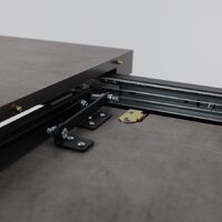 Мамадома Leonel-130 раздвижной 130-165х85 (дымчатая керамика/черный) Image #16