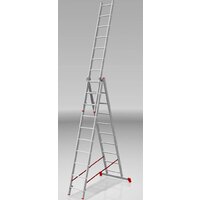 Новая высота NV 223 алюминиевая трёхсекционная 3x10 ступеней Image #3