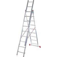 Новая высота NV 223 алюминиевая трёхсекционная 3x10 ступеней Image #2