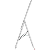 Новая высота NV 223 алюминиевая трёхсекционная 3x10 ступеней Image #4