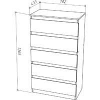 НК-Мебель Stern Т-8 5-я 72676244 (16 мм, белый) Image #5