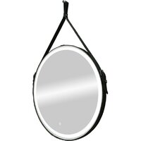  Континент Зеркало Millenium Black Led D 65 (натуральная кожа, черный) - Превью изображения №2 — Интернет-Магазин TECNO.BY