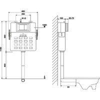 Roxen Antares в комплекте с инсталляцией Attach 5 в 1 966977 (кнопка: серый бетон) Image #6
