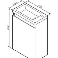 AM.PM Тумба под умывальник X-Joy M85AFHX0451WG Image #10