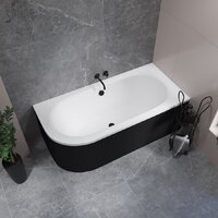 Lauter Bliss 170 P 21201072P (с ножками, лицевым экраном черного цвета и сифоном 21Y11021 матовый черный) Image #8