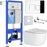 Roxen Vortex Tornado в комплекте с инсталляцией StounFix Dual Fresh 6 в 1 964469 (кнопка: хром глянец) Image #1