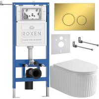 Roxen Royal Matt в комплекте с инсталляцией StounFix Dual Fresh 6 в 1 968254 (кнопка: золото) Image #2