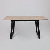 Lepremo AV 1208 HPL+МДФ раздвижной 1200-1600x800 (дуб делано натуральный/черный) Image #9