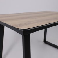 Lepremo AV 1208 HPL+МДФ раздвижной 1200-1600x800 (дуб делано натуральный/черный) Image #11