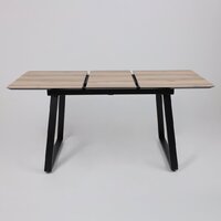 Lepremo AV 1208 HPL+МДФ раздвижной 1200-1600x800 (дуб делано натуральный/черный) Image #8