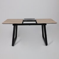 Lepremo AV 1208 HPL+МДФ раздвижной 1200-1600x800 (дуб делано натуральный/черный) Image #7