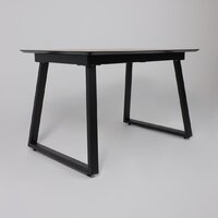 Lepremo AV 1208 HPL+МДФ раздвижной 1200-1600x800 (дуб делано натуральный/черный) Image #4