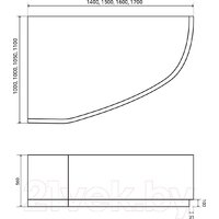 Lauter Valencia 170x110 2102170L (с ножками и лицевым экраном) Image #15
