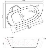 Lauter Valencia 170x110 2102170L (с ножками и лицевым экраном) Image #16