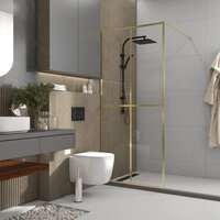 Teymi Helmi 90x200 T00304 (прозрачное стекло/золото глянцевый) Image #6