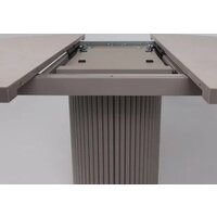 Кухонный стол Мамадома Askar round slide-116 раздвижной 116-156 (bayona ivory premium cer/капучино) - Превью изображения №11 — Интернет-Магазин TECNO.BY