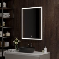Континент Зеркало Frame Silver Led 60x80 Image #5